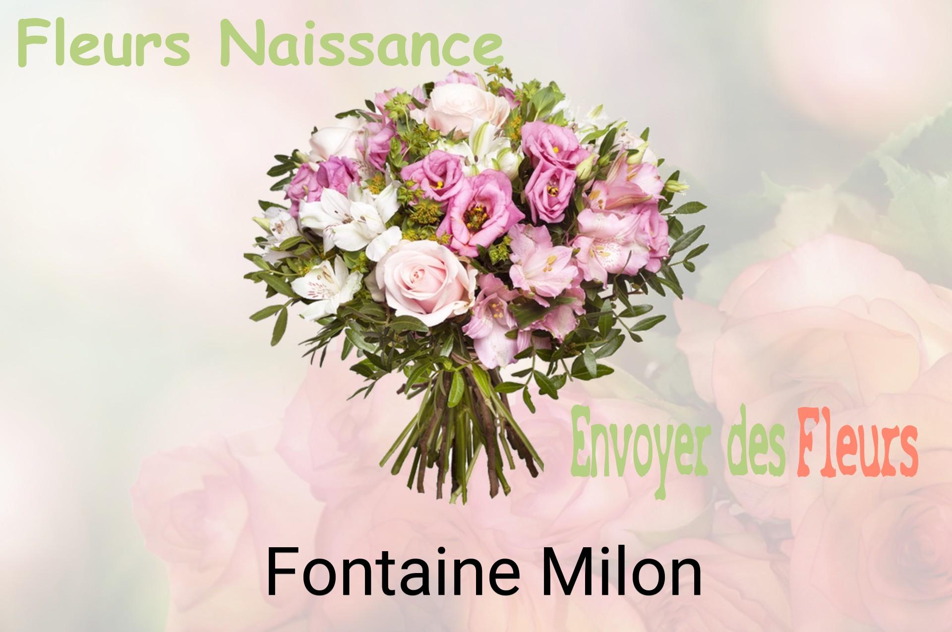 Bouquet de fleurs de naissance livré à Fontaine-Milon